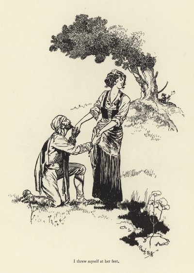 I Threw Myself at Her Feet by René Bull